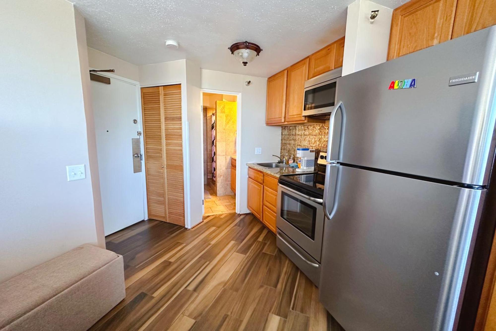 Waikiki Studio Steps To Beach-Mall Free Parking-Wifi Гонолулу Номер фото