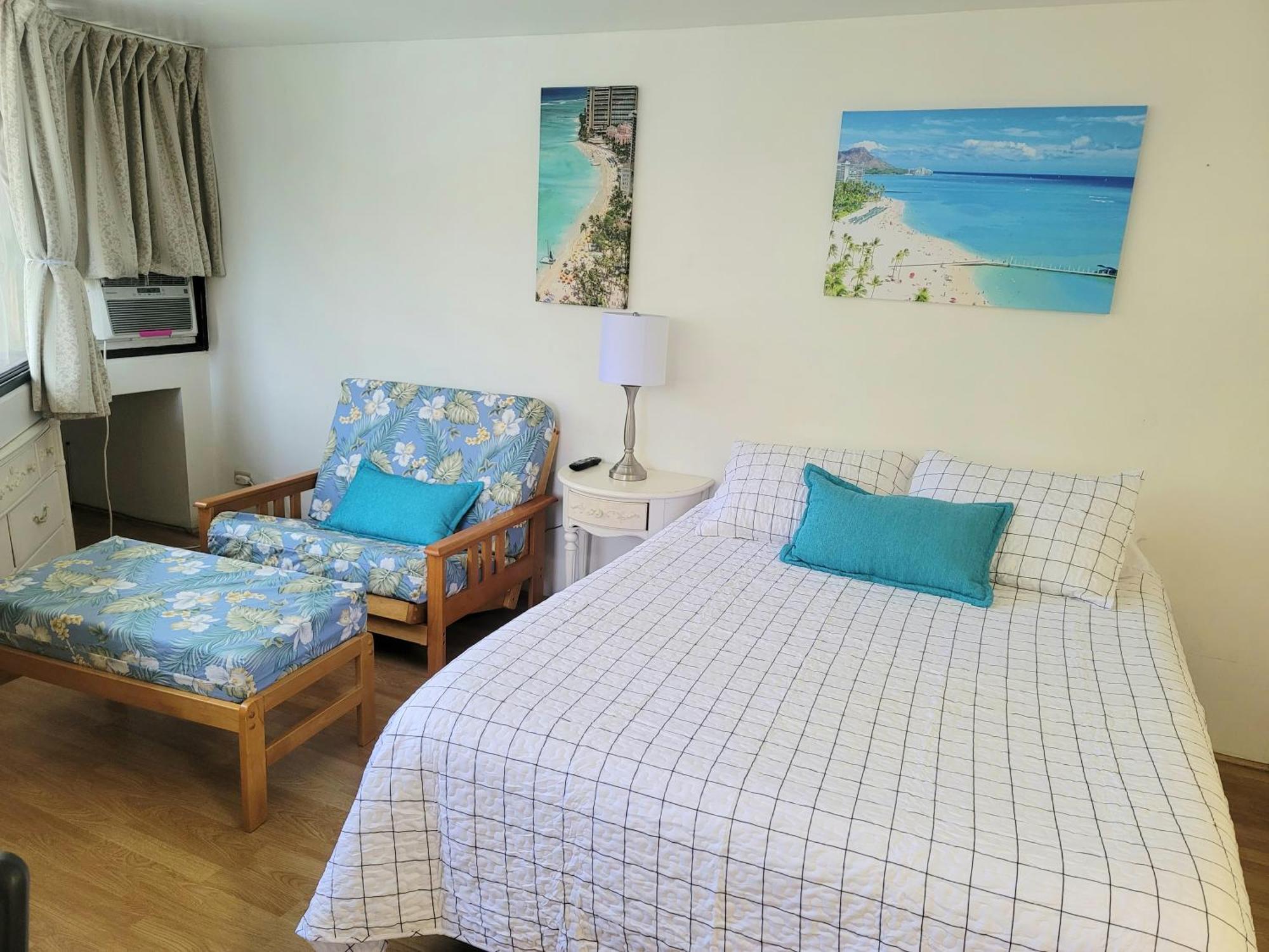 Waikiki Studio Steps To Beach-Mall Free Parking-Wifi Гонолулу Номер фото