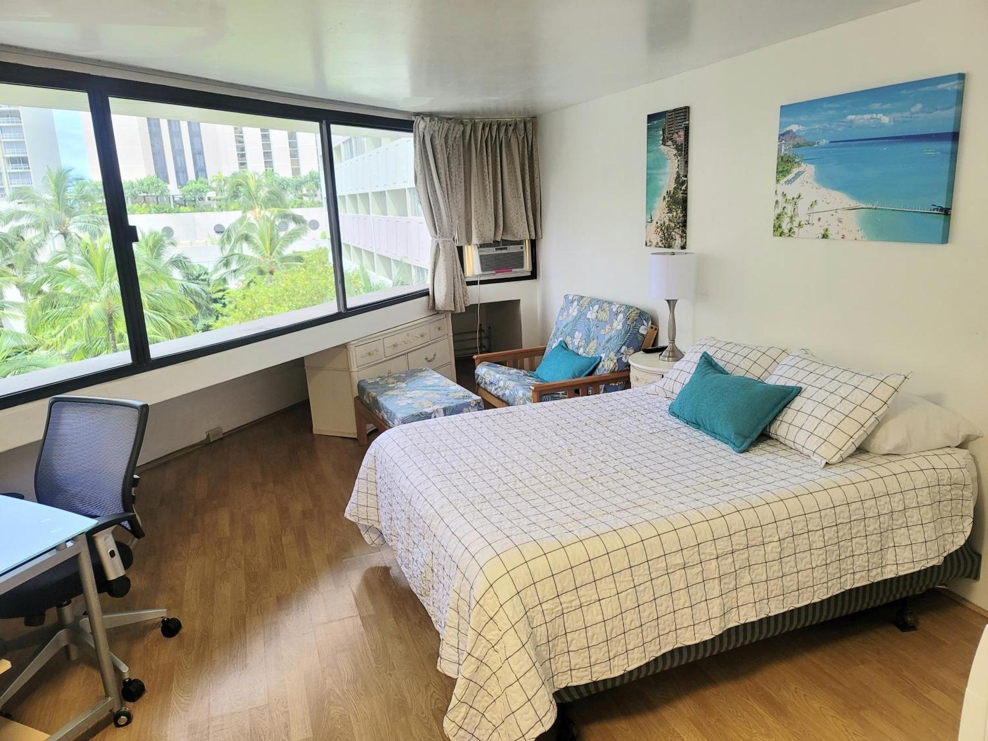 Waikiki Studio Steps To Beach-Mall Free Parking-Wifi Гонолулу Номер фото